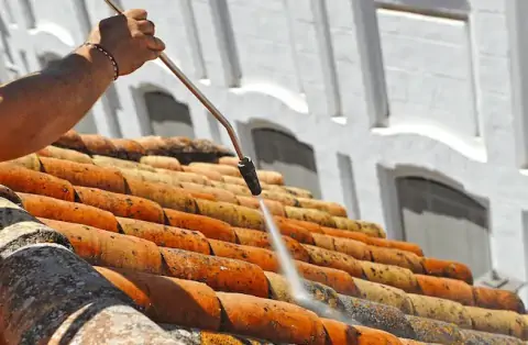 Nettoyage de toitures - Servas